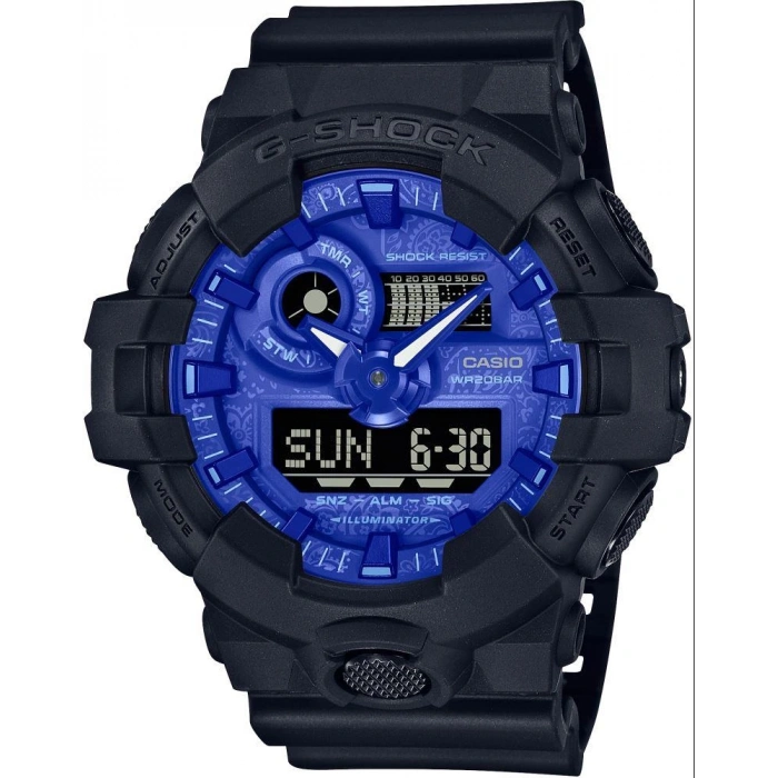 Casio G-Shock GA-700 Orijinal Siyah Silikon Kordon