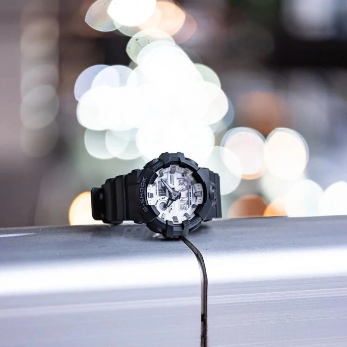 Casio G-Shock GA-700WD-1ADR Siyah Renk 20 ATM Su Geçirmez Yeni Analog Dijital Erkek Kol Saati