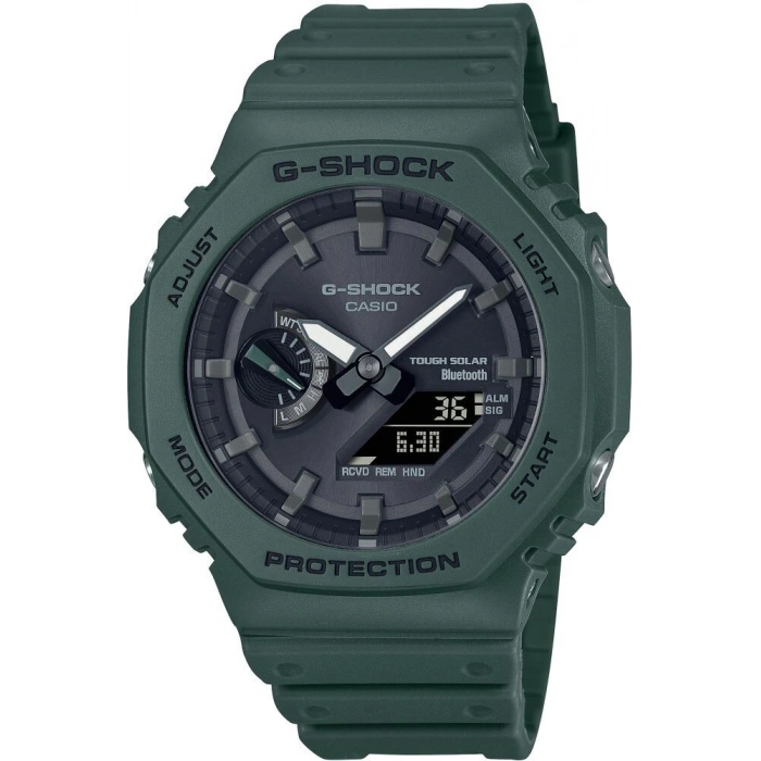Casio G-Shock GA-B2100 Yeşil Plastik Orijinal Saat Kordonu