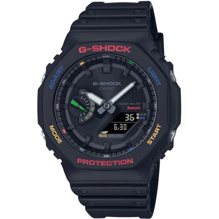 Casio G-Shock GA-B2100FC-1ADR Siyah Renk Güneş Enerjili Bluetooth Bağlantı Spor Erkek Kol Saati