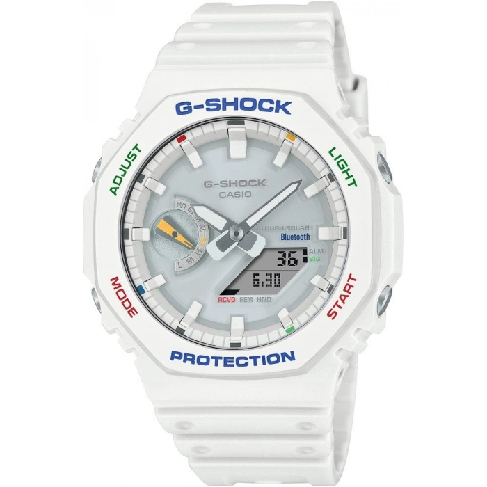 Casio G-Shock GA-B2100FC-7ADR Beyaz Renk Güneş Enerjili Bluetooth Bağlantı Spor Erkek Kol Saati