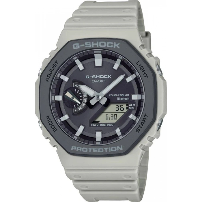 Casio G-Shock GA-B2100LUU-5ADR Krem Renk Güneş Enerjili Bluetooth Bağlantı Spor Erkek Kol Saati