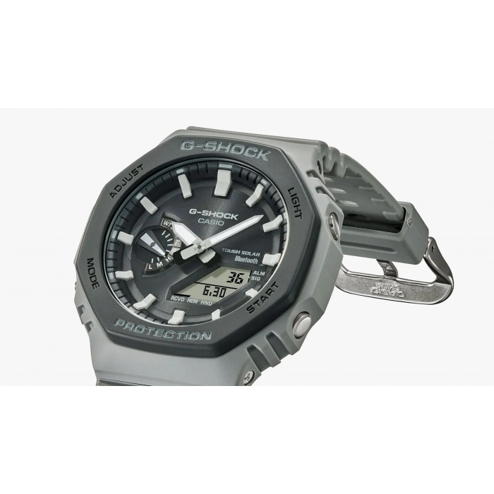 Casio G-Shock GA-B2100LUU-8ADR Gri Renk 20 ATM Su Geçirmez Yeni Bluetooth Bağlantı Erkek Kol Saati