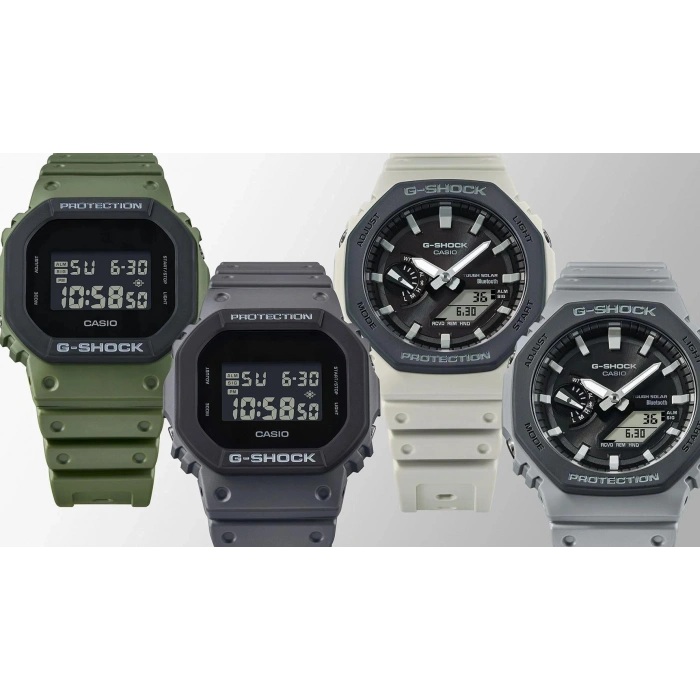 Casio G-Shock GA-B2100LUU-8ADR Gri Renk 20 ATM Su Geçirmez Yeni Bluetooth Bağlantı Erkek Kol Saati