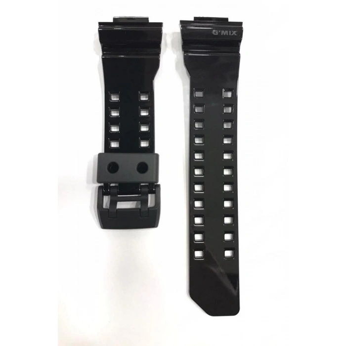 Casio G-Shock GBA-400 Siyah Parlak Orijinal Silikon Saat Kordonu