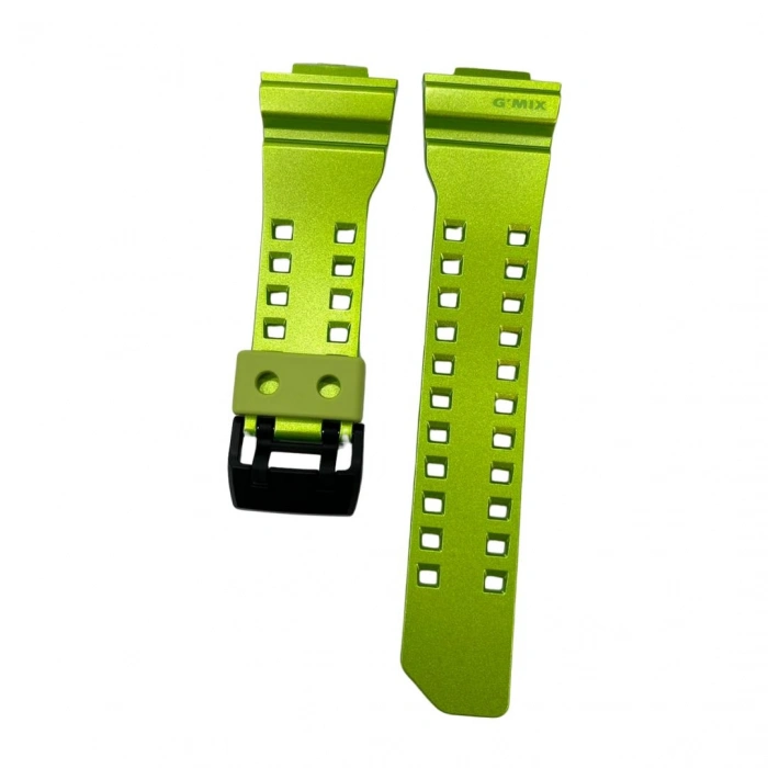 Casio G-Shock GBA-400 Yeşil Parlak Orijinal Silikon Saat Kordonu