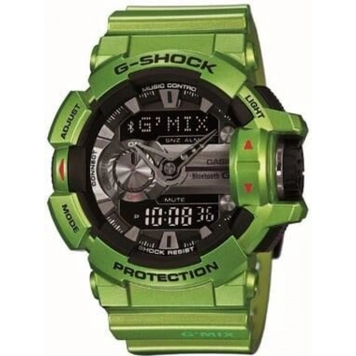 Casio G-Shock GBA-400 Yeşil Parlak Orijinal Silikon Saat Kordonu