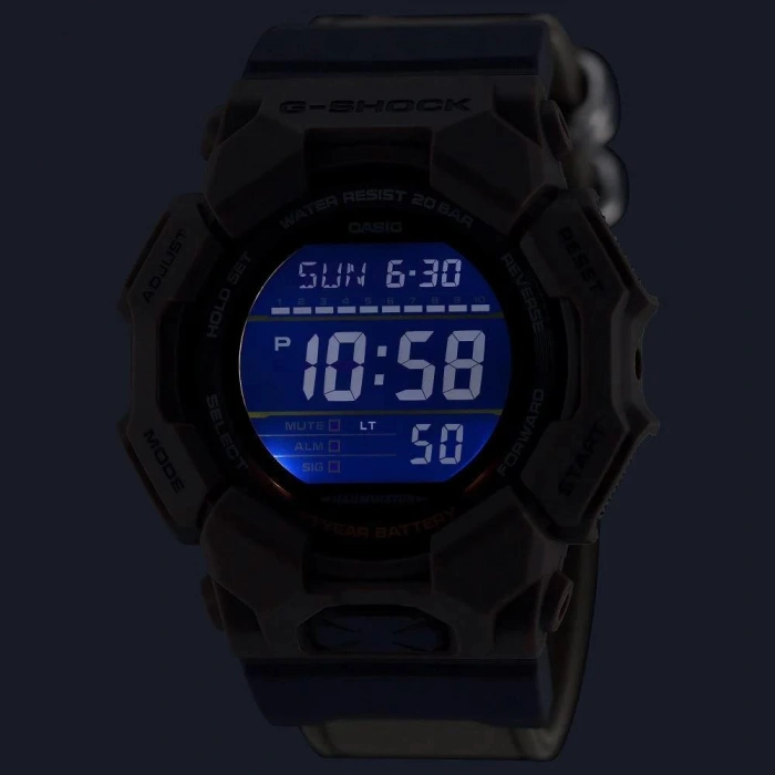 Casio G-Shock GD-010CE-5DR Kumaş Kordon 20 ATM Su Geçirmez Yeni Erkek Kol Saati