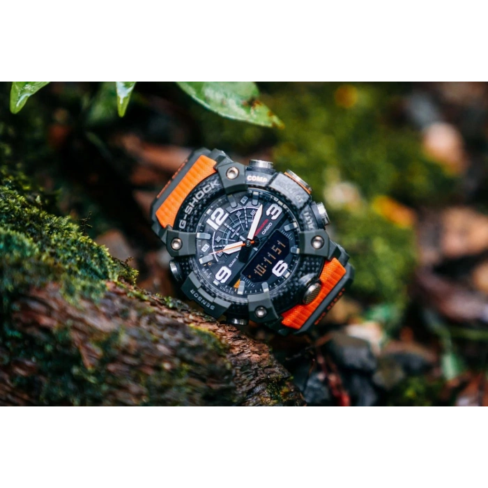 Casio G-Shock GG-B100-1A9DR Turuncu Renk 20 ATM Su Geçirmez Yeni Bluetooth Bağlantılı Erkek Kol Saati