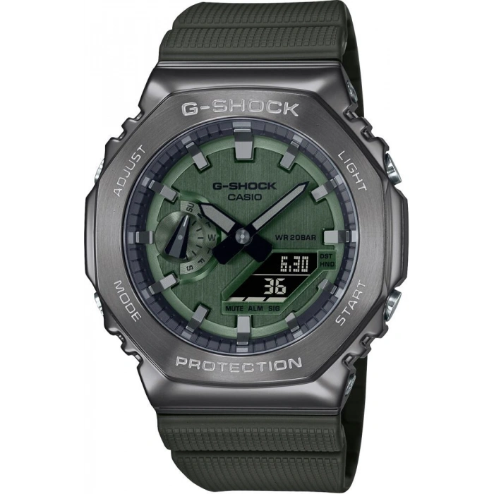 Casio G-Shock GM-2100 Haki Renk Orijinal Saat Kordonu