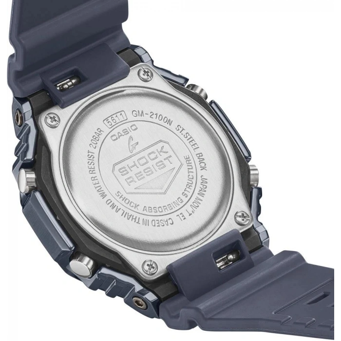 Casio G-Shock GM-2100N-2ADR Lacivert Renk 20 ATM Su Geçirmez Yeni Analog Dijital Erkek Kol Saati