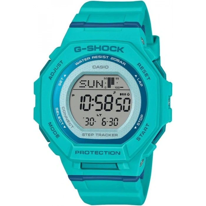 Casio G-Shock GMD-B300SC-2DR G-SQUAD Bluetooth Bağlantılı Adım Sayar 20 ATM Su Geçirmez Kadın Kol Saati