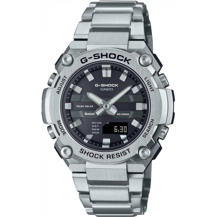 Casio G-Shock GST-B600D-1ADR Çelik Kordon G-Stell Bluetooth Bağlantılı Yeni Erkek Kol Saati