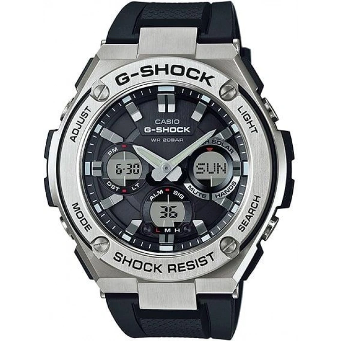 Casio G-Shock GST-S110-1ADR Güneş Enerjili 20 ATM Su Geçirmez Yeni Analog Dijital Erkek Kol Saati