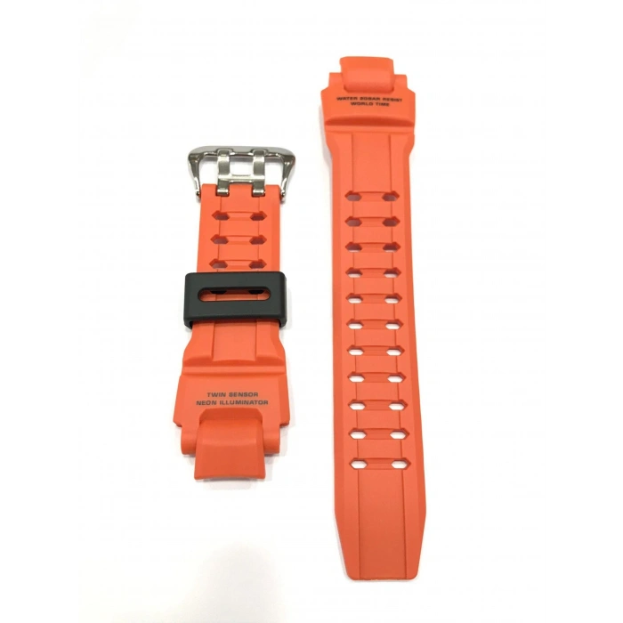 Casio GA-1000-4A Orijinal Turuncu Renk Silikon Saat Kordonu