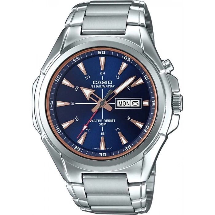 Casio Işıklı Çelik Erkek Kol Saati MTP-E200D-2A2VDF