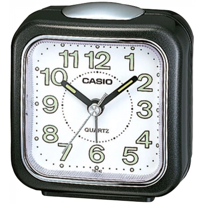 Casio Klasik TQ-142-1DF Siyah Alarmlı Işıklı Masa Saati