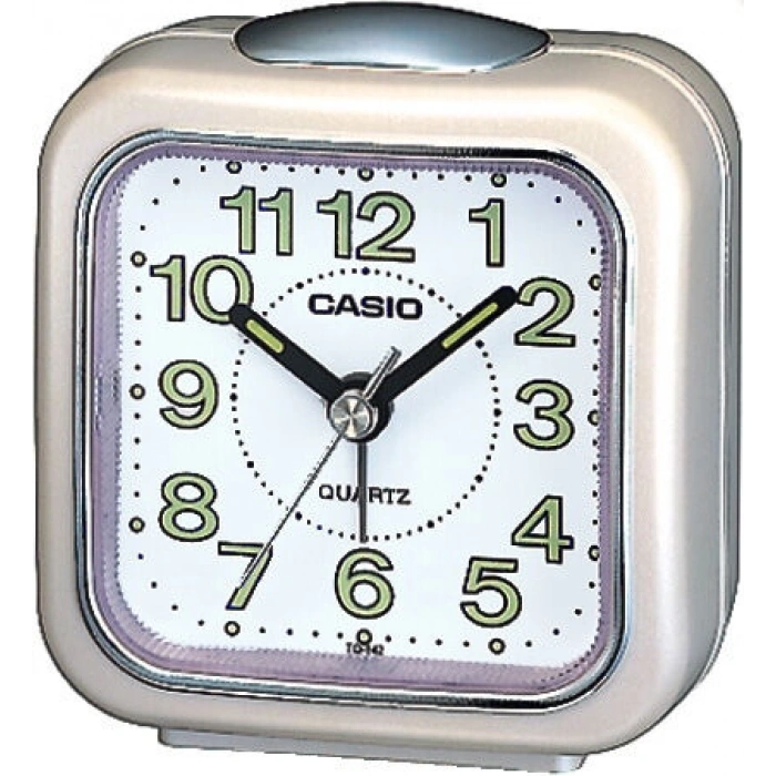 Casio Klasik TQ-142-7DF Beyaz Alarmlı Işıklı Masa Saati