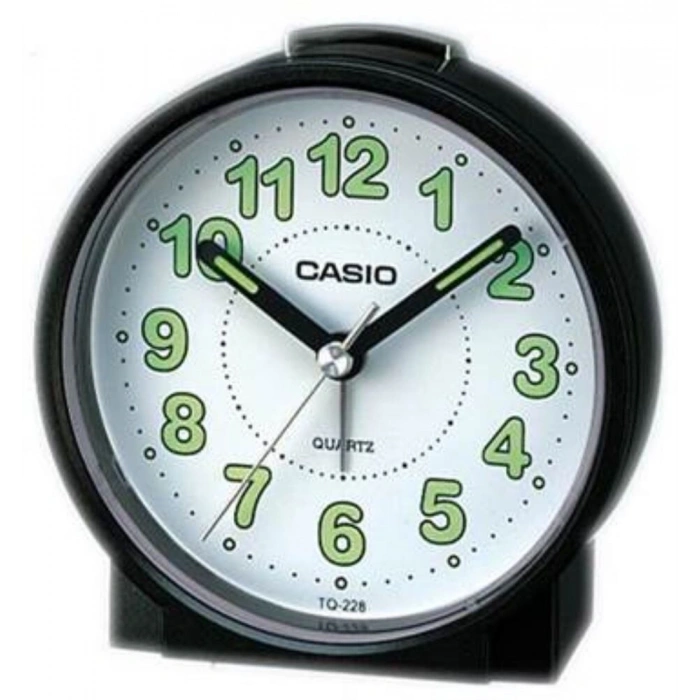 Casio Klasik TQ-228-1ADF Siyah Alarmlı Masa Saati