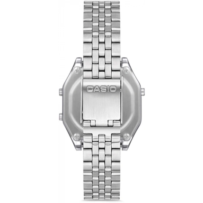 Casio LA680WA-1BDF Kadın / Unisex Kol Saati | Retro Tasarım, Çelik Kordon, Siyah Kadran