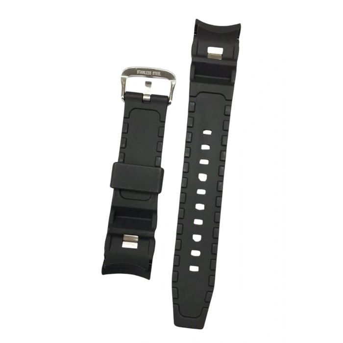 Casio MTD-1070 Siyah Orijinal Silikon Saat Kordonu
