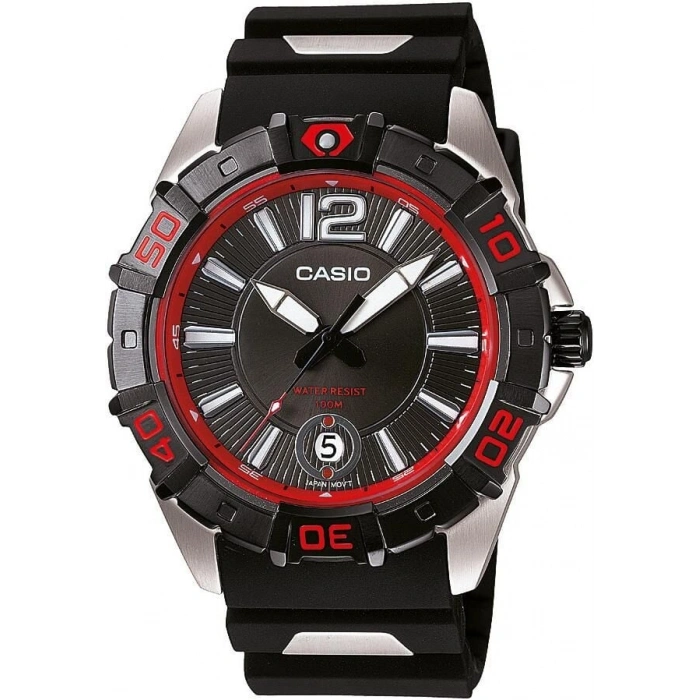 Casio MTD-1070 Siyah Orijinal Silikon Saat Kordonu