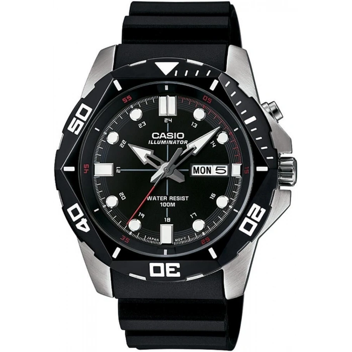 Casio MTD-1080 Siyah Orijinal Silikon Saat Kordonu