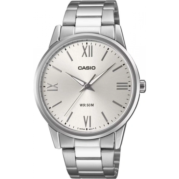 Casio MTP-1303DD-7AVDF Gümüş Kadran Roma Rakamlı Çelik Erkek Kol Saati