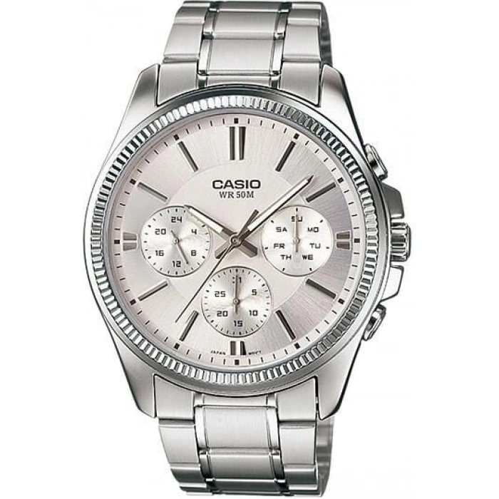 Casio MTP-1375D Çelik Orijinal Silikon Saat Kordonu