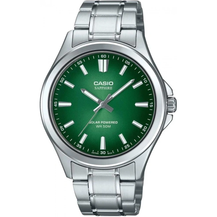 Casio MTS-RS100D-3AVDF Safir Cam Güneş Enerjili Erkek Kol Saati