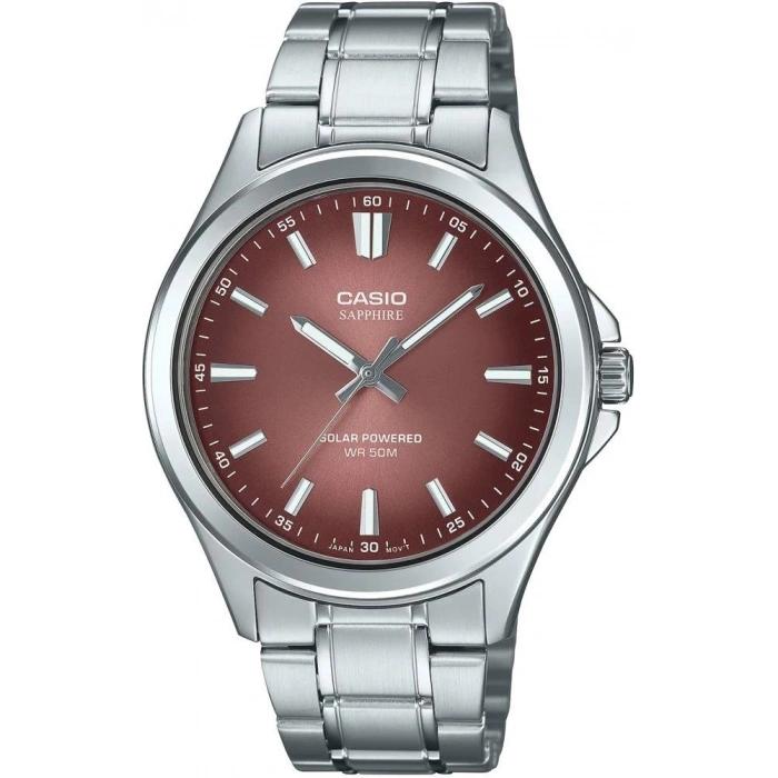Casio MTS-RS100D-5ADF Safir Cam Güneş Enerjili Erkek Kol Saati