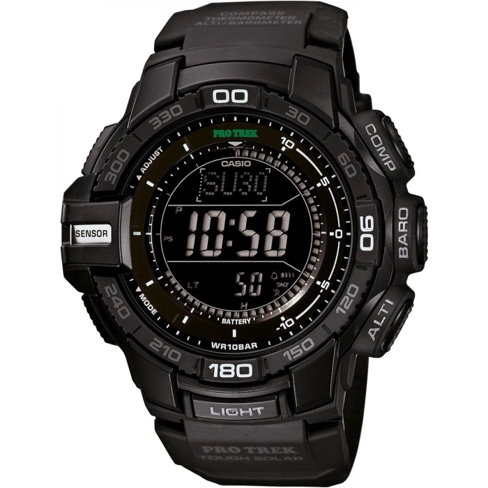 Casio Pro Trek PRG-270 Siyah Orijinal Silikon Saat Kordonu