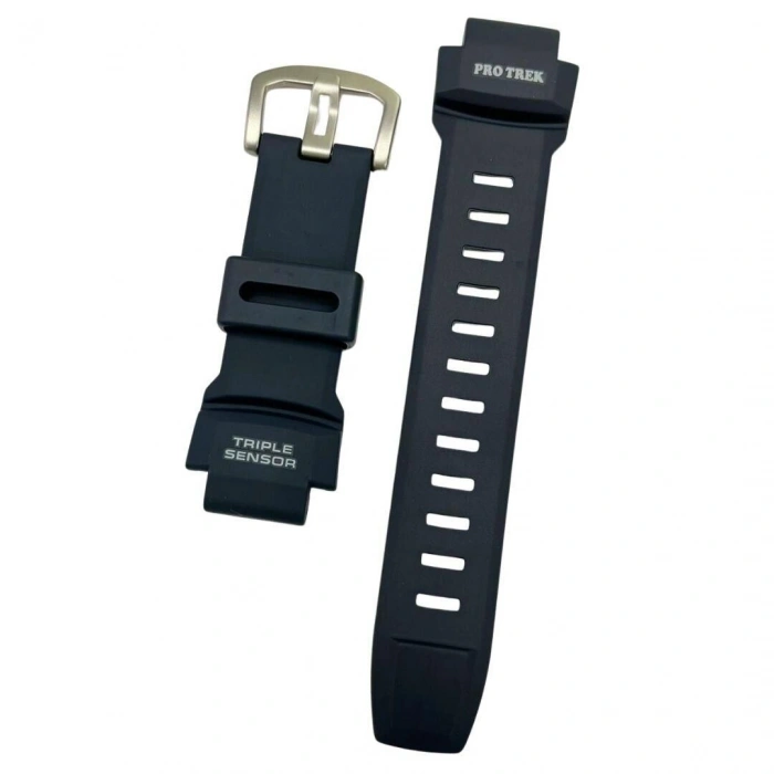 Casio Protrek PRG-260 PRG-550-PRW-3500 Lacivert Orijinal Silikon Saat Kordonu