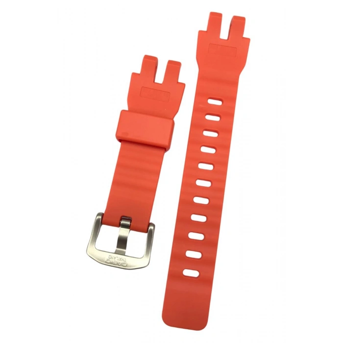 Casio Protrek PRG-300 PRW-3100 PRW-3000 PRW-6000 Turuncu Orijinal Silikon Saat Kordonu