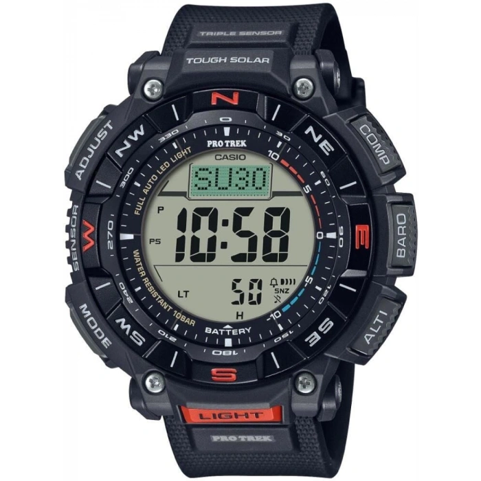 Casio Protrek PRG-340-1 Siyah Orijinal Silikon Saat Kordonu