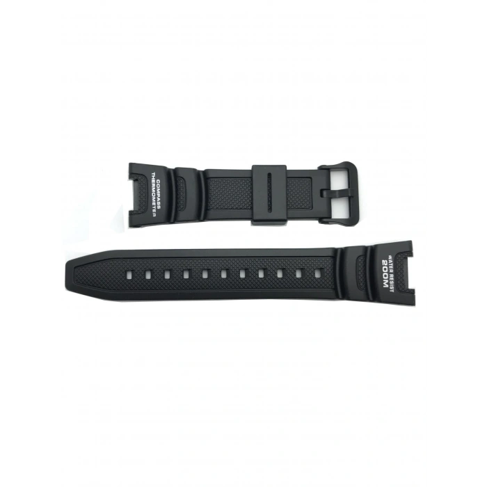 Casio SGW-100 Siyah Renk Orijinal Silikon Saat Kordonu Kayışı