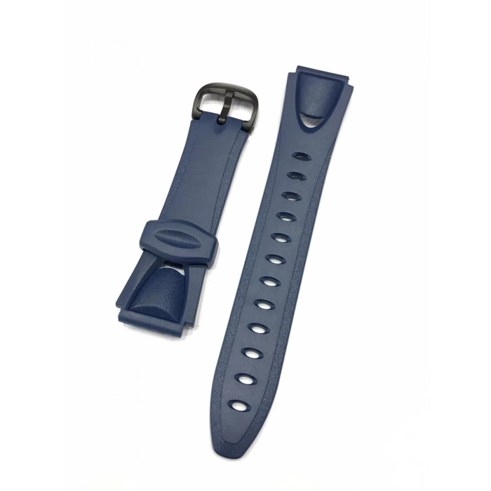 Casio W-732H-2A Lacivert Renk Orijinal Silikon Saat Kordonu Kayışı