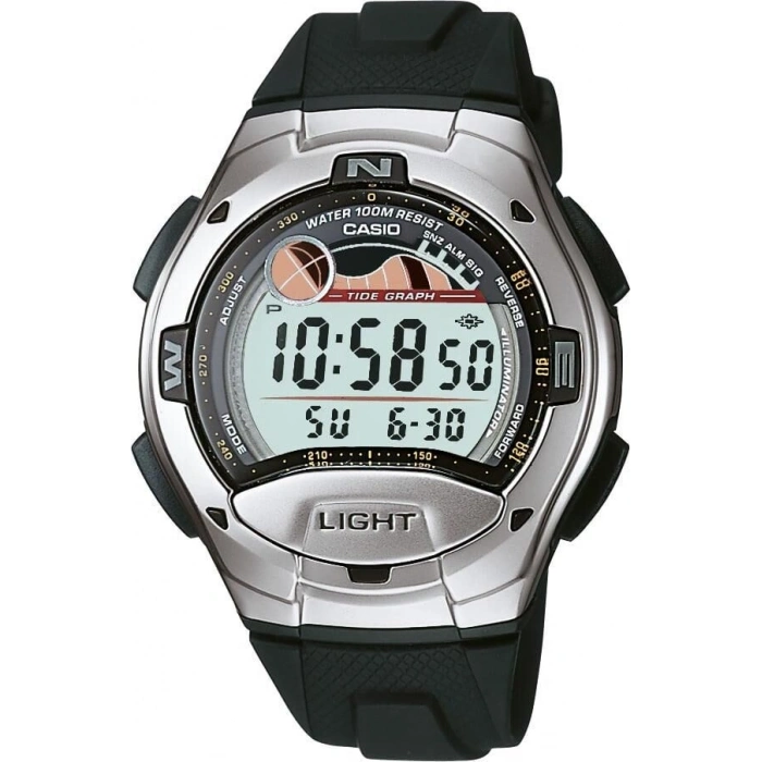 Casio W-752 W-753 W-755 Orijinal Siyah Renk Silikon Saat Kordonu