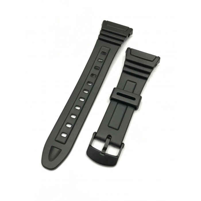 Casio W-96H Orijinal Siyah Renk Silikon Saat Kordonu