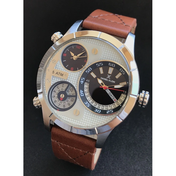 Daniel Klein 3 Zamanlı Dual Time Erkek Kol Saati