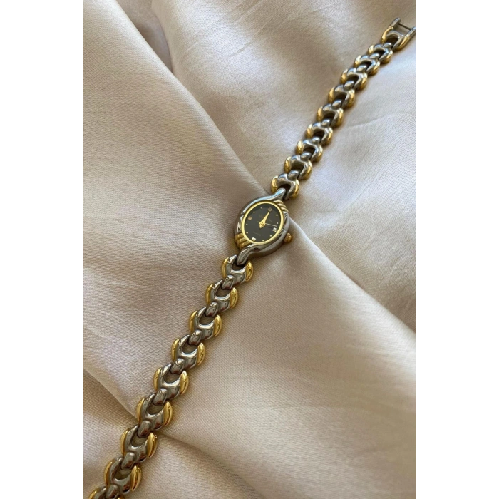 Daymond Rene Paslanmaz Çelik Özel Tasarım Kordon Küçük Vintage Kadın Kol Saati