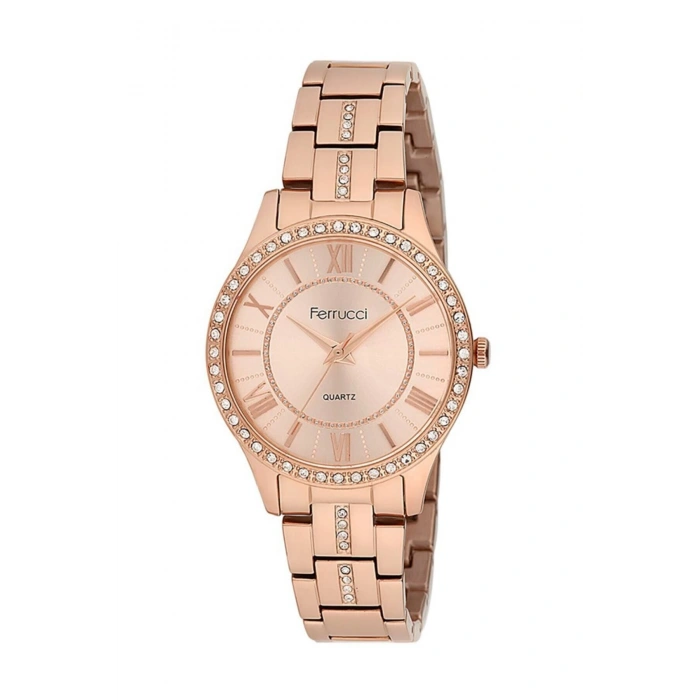 Ferrucci Bronz Çelik Kadın Kol Saati 124592