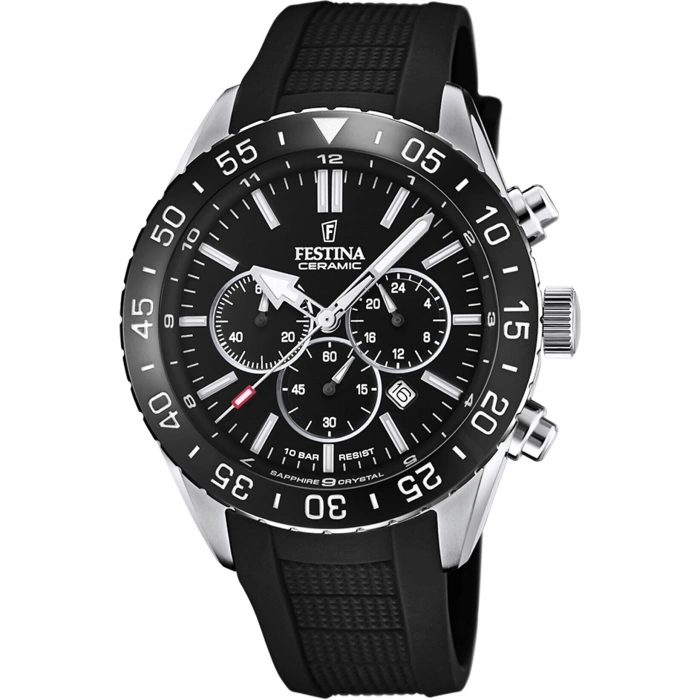 Festina F20515/2 Seramik Kauçuk Kordon Erkek Kol Saati