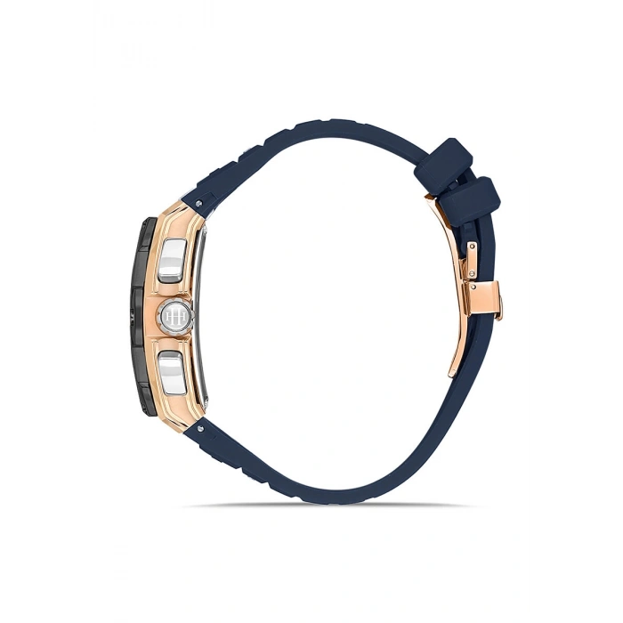 Hislon MS151T-11MR Masterwork Collection Tonneau Kasa Rose Gold Silikon Erkek Kol Saati