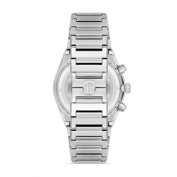 Hislon MS223S-02SS Masterwork Collection Safir Camlı Çelik Erkek Kol Saati