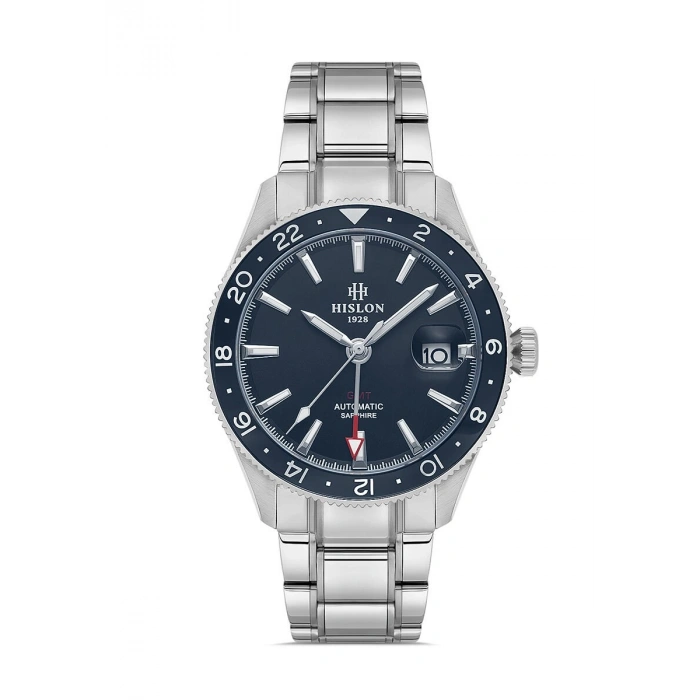 Hislon SD153T-11SS GMT Erkek Kol Saati