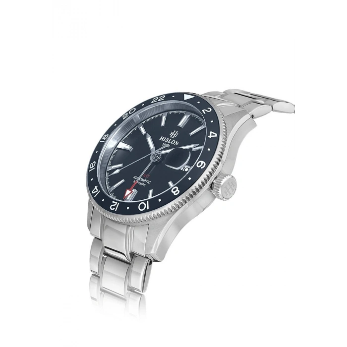 Hislon SD153T-11SS GMT Erkek Kol Saati