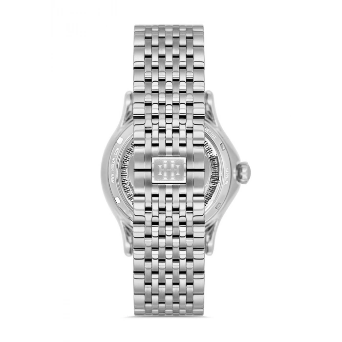 Hislon SD201S-11SS Solid Collection İskelet Kadran Otomatik Erkek Kol Saati