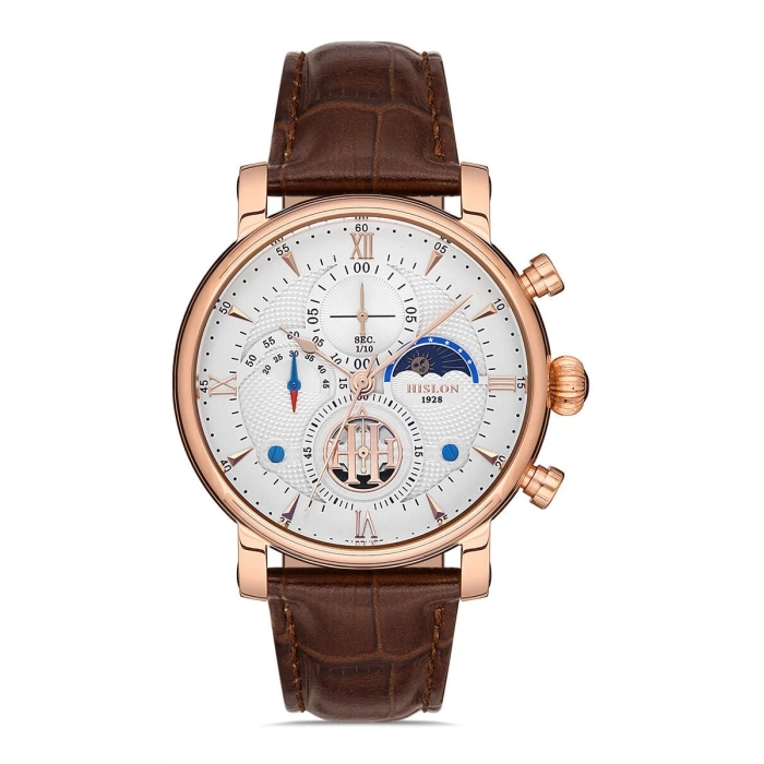 Hislon TM105R-02KR Timeless Collection Rose Gold Erkek Kol Saati