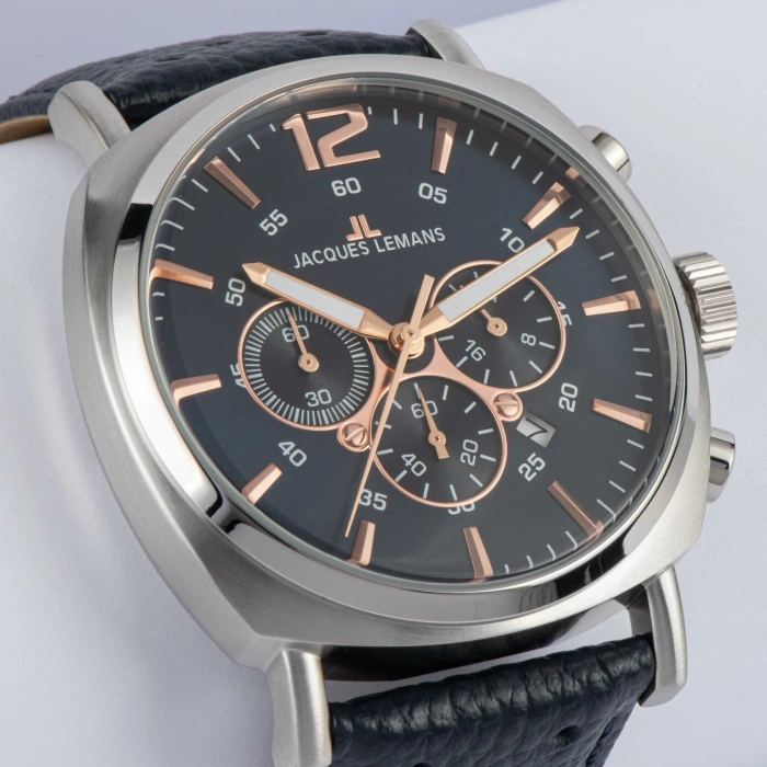 JACQUES LEMANS LUGANO 1-1645I ERKEK KOL SAATİ